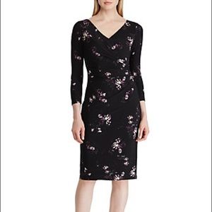 Ralph Lauren Floral Print Jersey Dress